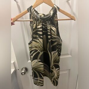 Rachel Zoe Tropical Print Halter Top